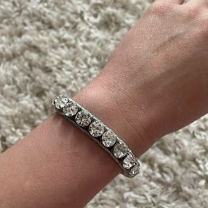 String and diamond bracelet